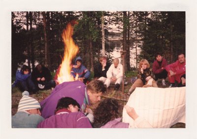 BUBO - 1994 - história - Polnoc na polárnom kruhu. Takto sme prežívali svoj prvý polárny deň.
