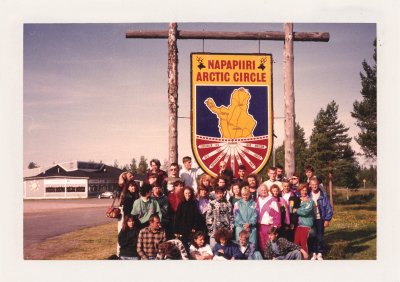 BUBO - 1994 - história - Naša partia na polárnom kruhu. Títo ľudia mali v tej dobe veľkú odvahu vybrať sa tak ďaleko, do neznáma.