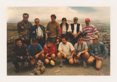 BUBO - 1999 - história - Naša partia nad Cuzcom, ktoré je jedným z najkrajších starobylých miest kontinentu. Ľ.Fellner v hnedom svetri z lamy, ktorý aj dnes v Cuzco dostanete kúpiť.