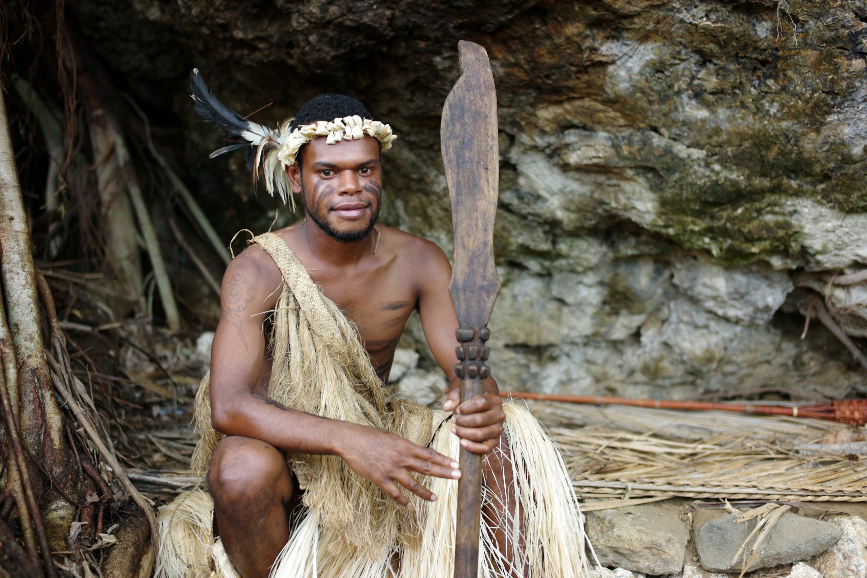 Náčelník pred nakamalom, Vanuatu